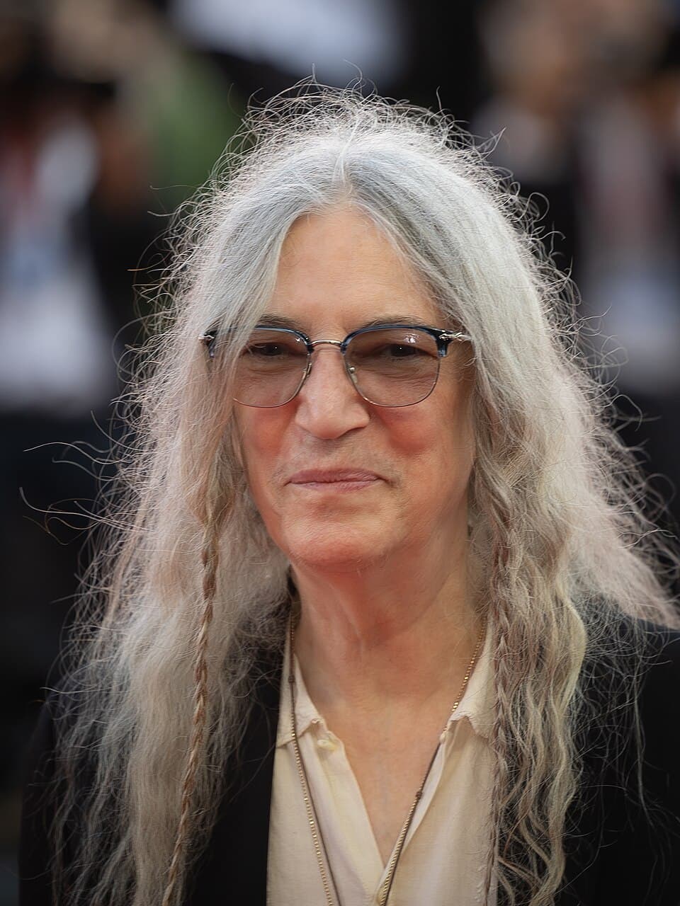 Patti Smith at the 81st Venice International Film Festival in 2024