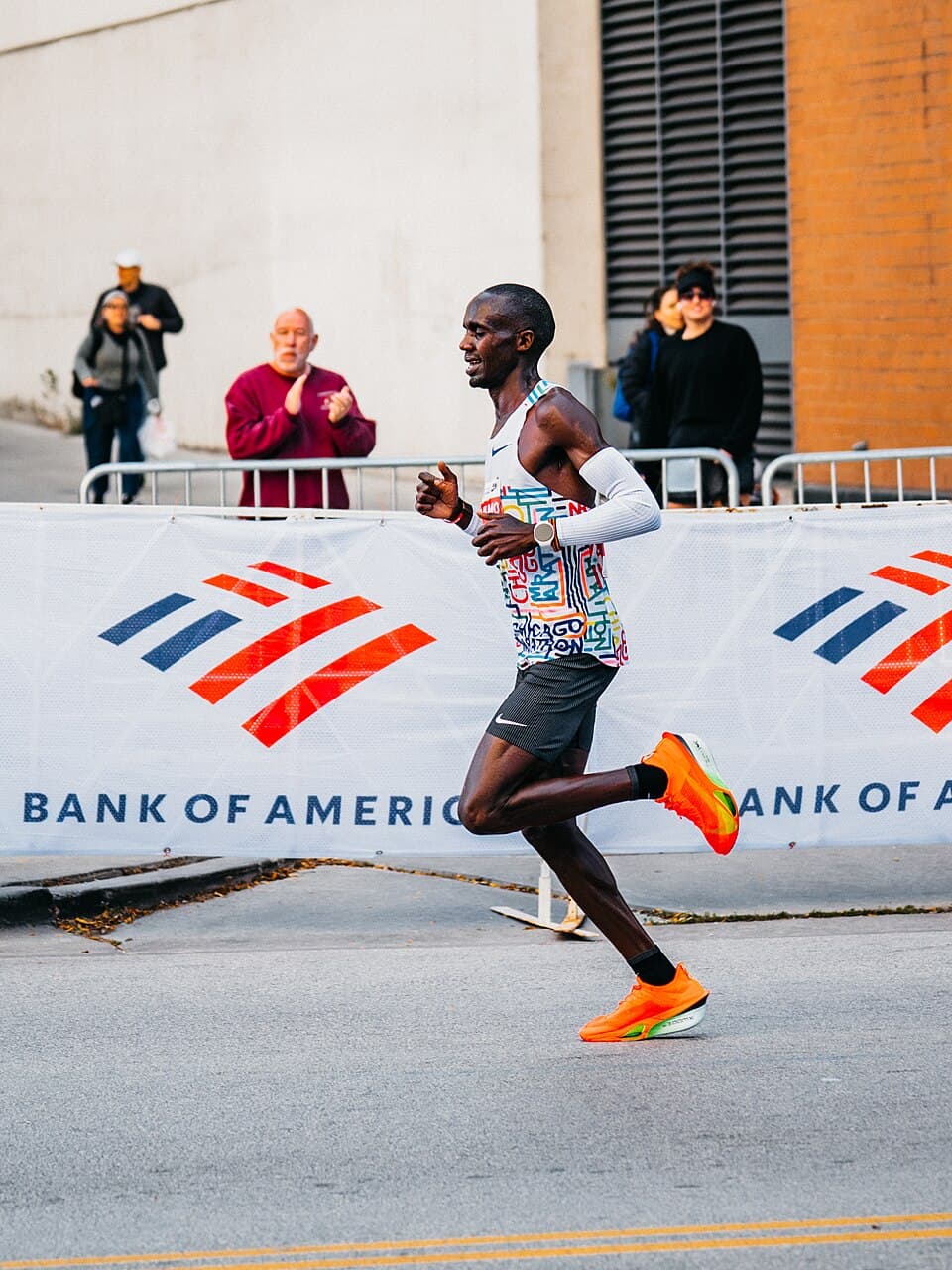 Jacob Kiplimo at the 2025 Chicago Marathon